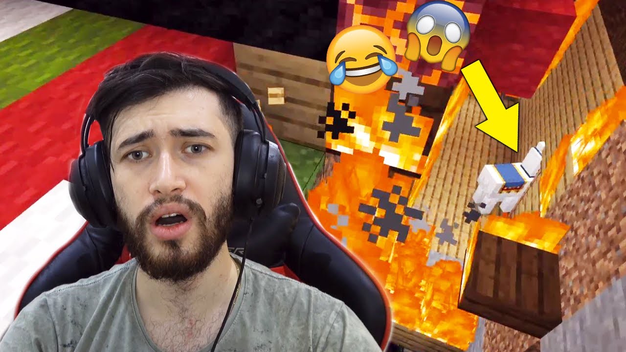 همچین صحنه ماینکرفتو فقط تو فیلمای ترسناک دیدم! هیچوقت فکر نمیکردم اینطوری شه ! 😂😤 (J)