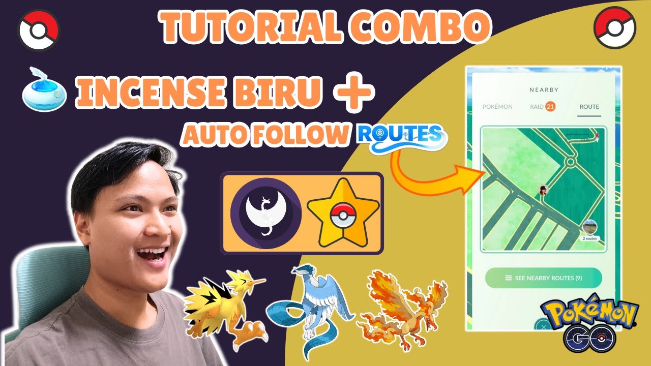 METODE RAHASIA AUTO ROUTE + INCENSE BIRU❗99% ORANG BELUM TAU🤯| Pokemon GO #pgsharp