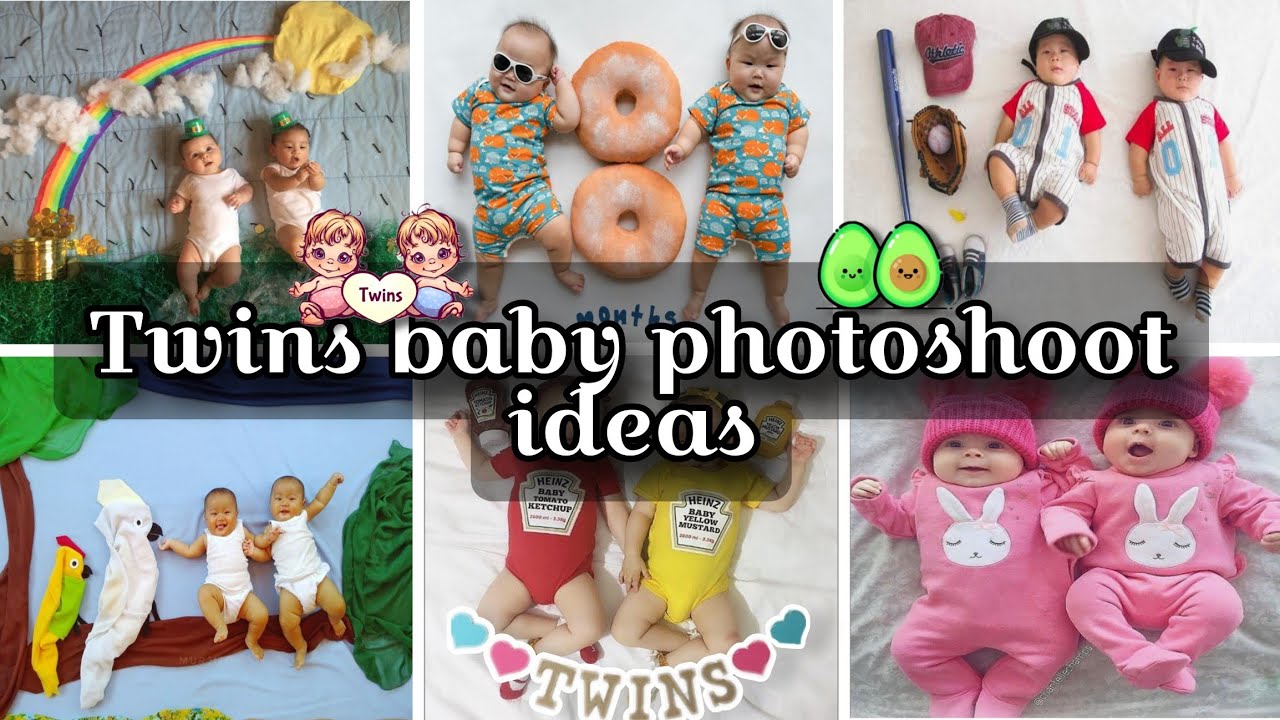 Twins baby photoshoot ideas । diy baby photoshoot at home। twins baby photoshoot 2024