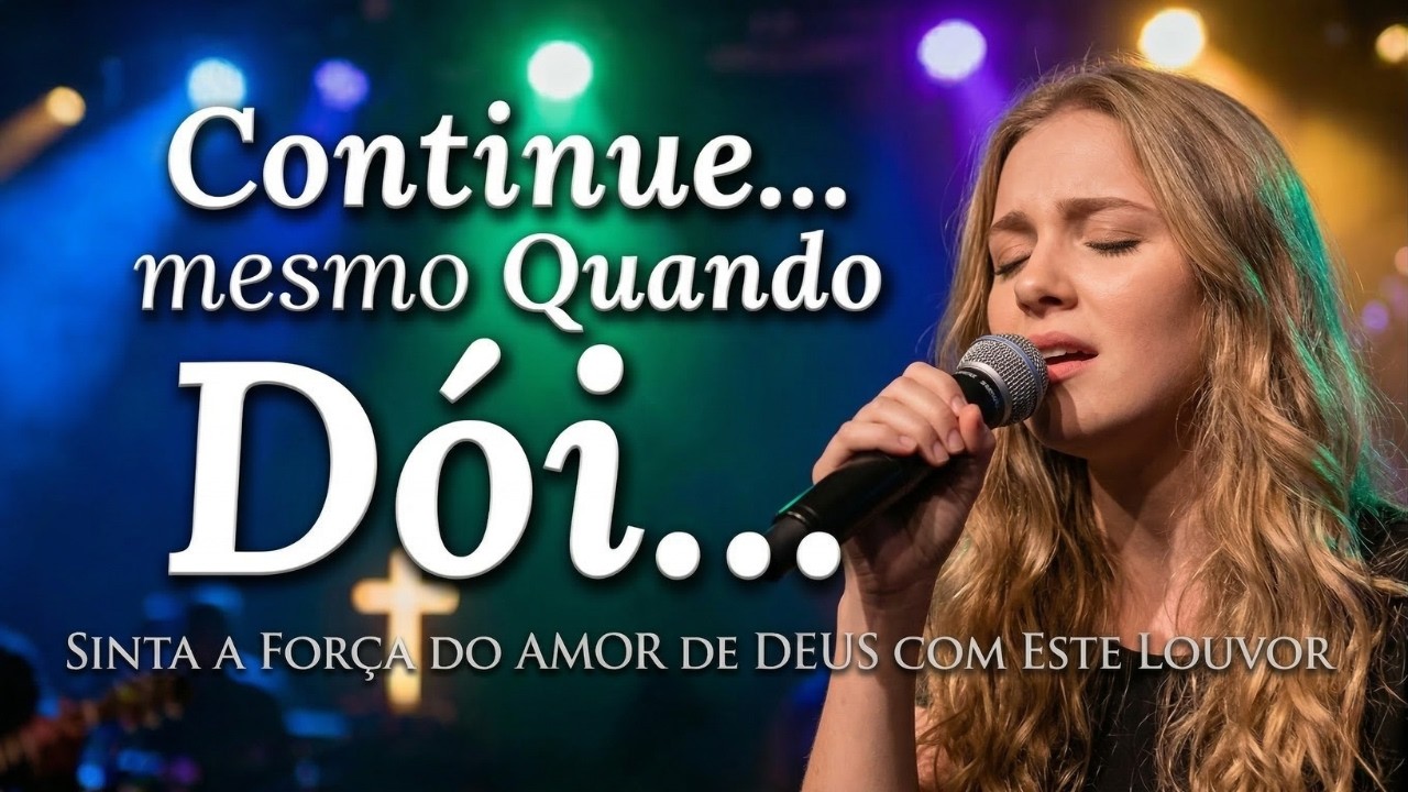CONTINUE… MESMO QUANDO TUDO EM VOCÊ QUER DESISTIR – Inspiração Aline Barros | Louvor Gospel #louvor