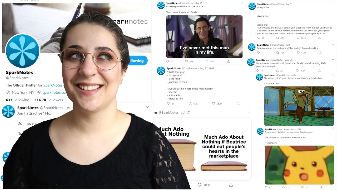 The SparkNotes Twitter account is gold. [CC]