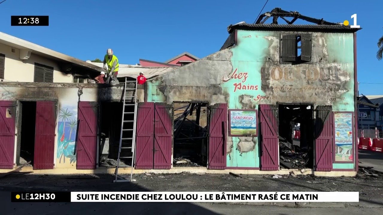 Incendie de la boutique “Chez Loulou” : un patrimoine de La Réunion parti en fumée