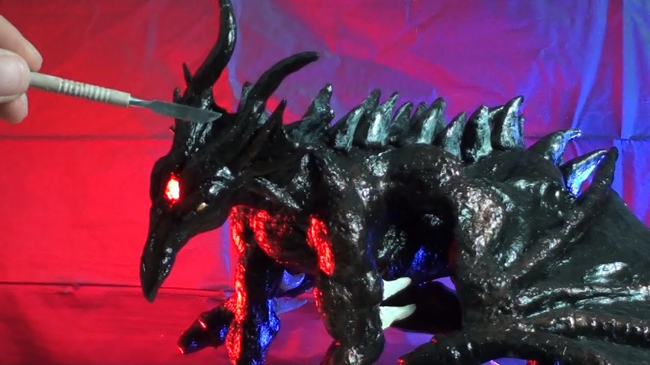 Sculpting: Black Dragon Kalameet (DARK SOULS) [Red LED Light] 2024