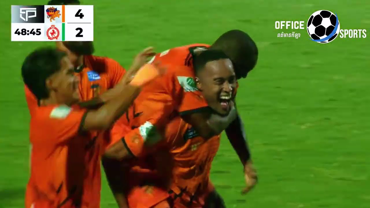 ល្អម៉ងហា Angkor Tiger FC (4-3) Phnom Penh Crown FC