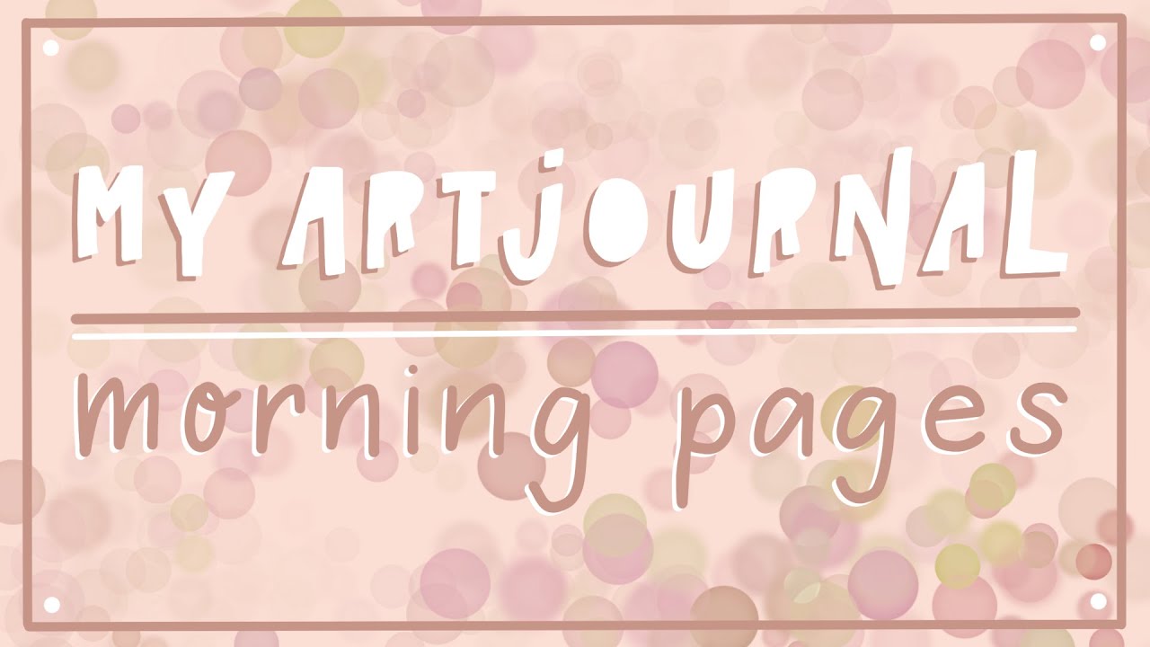 #008 My Artjournal Morning Pages: weer lekker spelen met verf en een verfroller. Easy peasy!