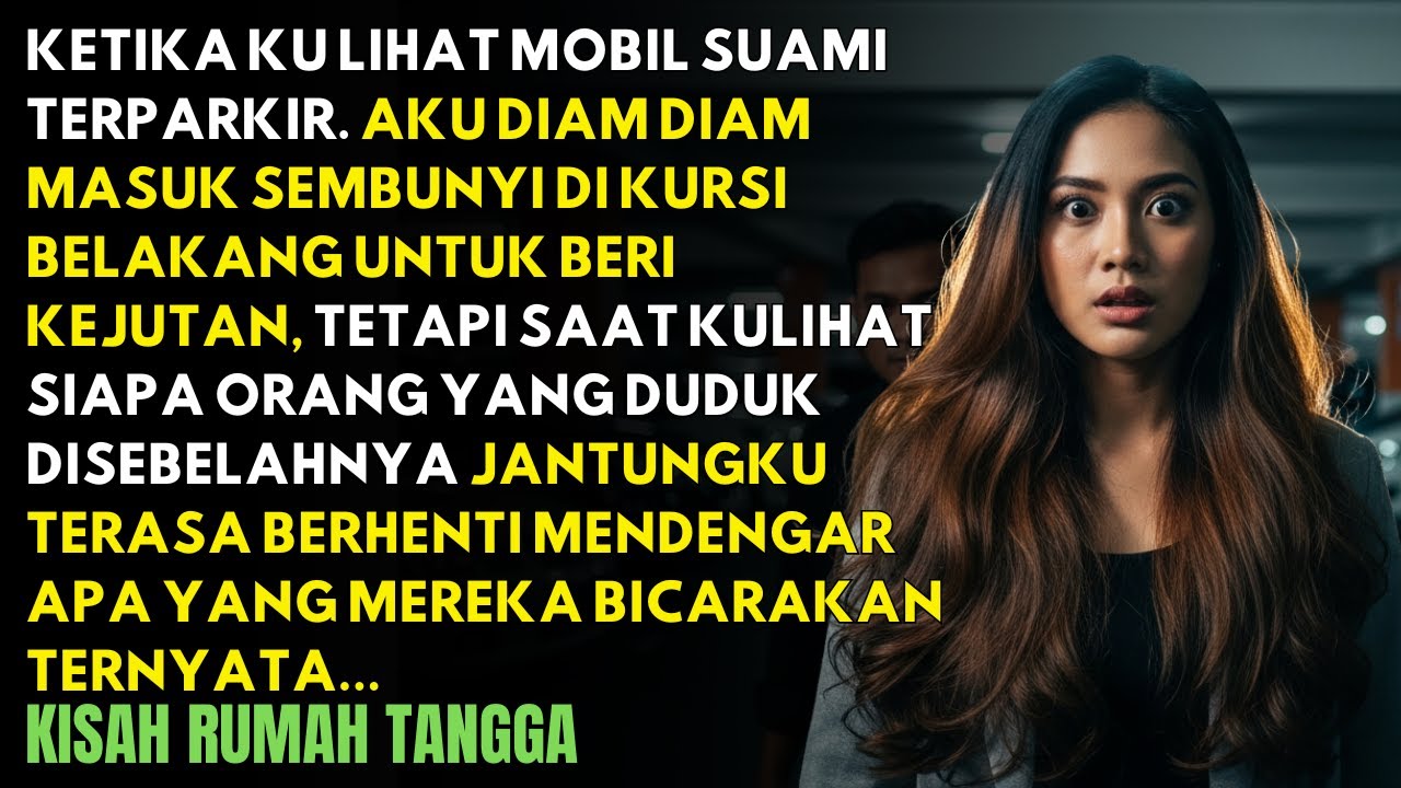AKU SEMBUNYI DI MOBIL SUAMI UNTUK MEMBERINYA KEJUTAN - TAPI YANG KULIHAT MEMBUATKU SYOK TERNYATA...