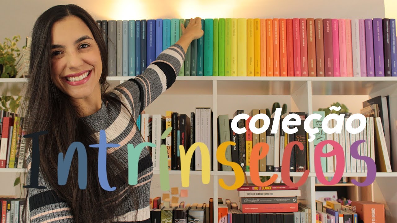A coleção arco-íris da minha estante 🌈​