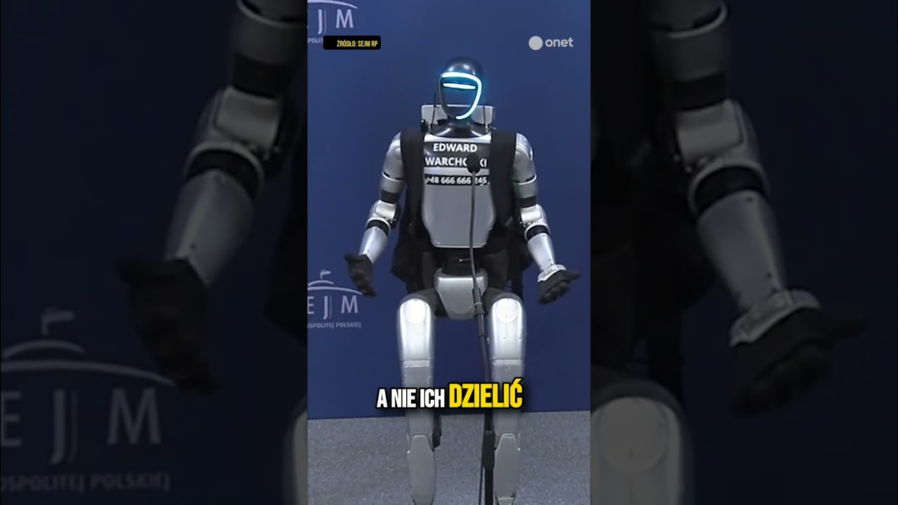 ROBOT W SEJMIE: POLITYKA MNIE NIE OBCHODZI!
