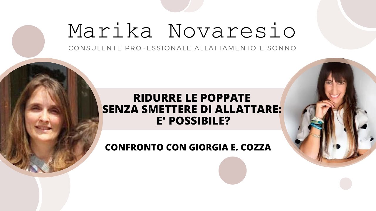 Come ridurre le poppate senza smettere di allattare