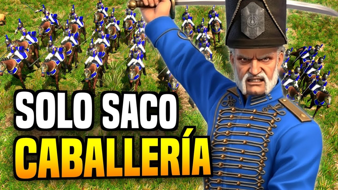 TORMENTA de CABALLERÍA en AGE of EMPIRES 3 ¡Húsares y Cuirassiers!