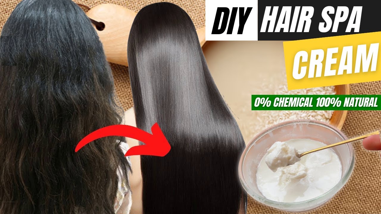 DIY Hair Spa Cream 0% Chemical 100% Natural 🍯 DIY Hair Spa Treatment at Home | Sushmita's Diaries