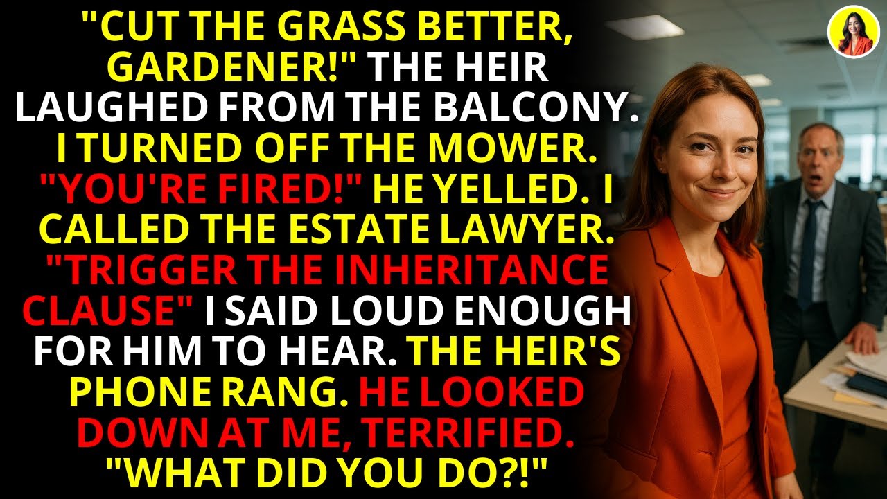 The Heir Fired Me, So I Triggered the Inheritance Clause | Corporate Revenge