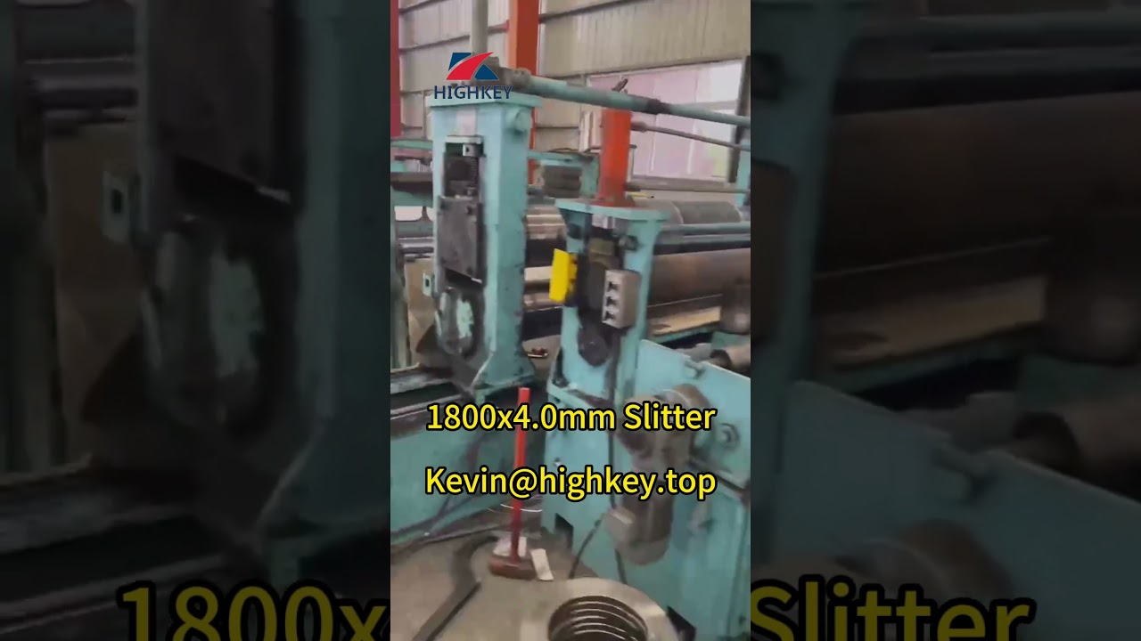 Used 1800x4.0mm Slitting machine 