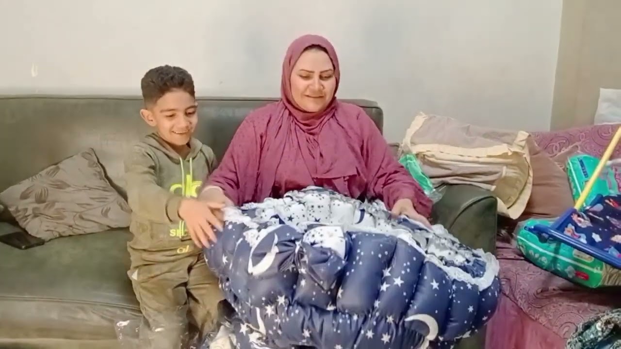 تجهيز لبس البيبي قبل الولادة بيوم 💙 لحظة انتظار ما تتوصفشآخر تجهيزات قبل ما البيبي ينور حياتنا 👶