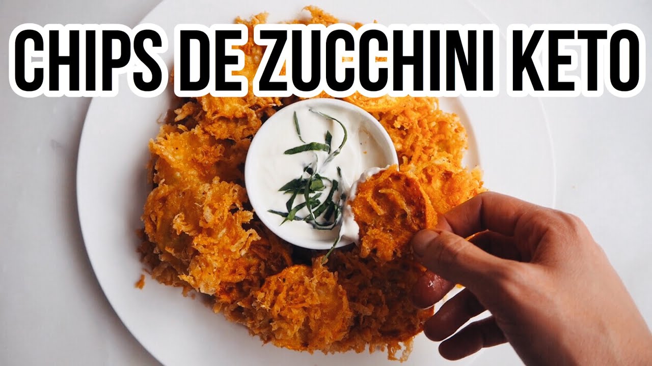 🍟 KETO CRISPY ZUCCHINI CHIPS |CHIPS FRITOS DE ZUCCHINI KETO | Manu Echeverri