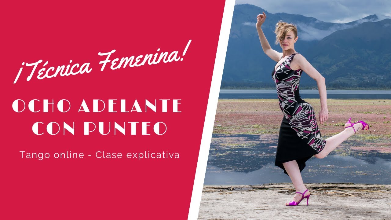 Ocho adelante con punteo | Técnica Femenina para adornos | Maleola Tango