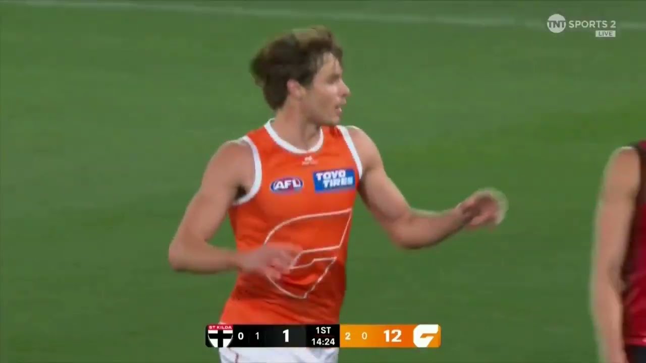 Aaron Cadman GWS Giants 2026 AFL Round 14 v St Kilda