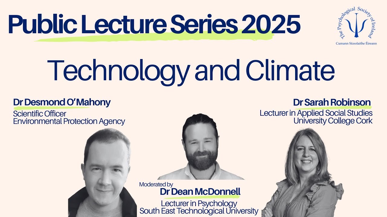 Technology and Climate | PSI Free Public Lecture Series 2025