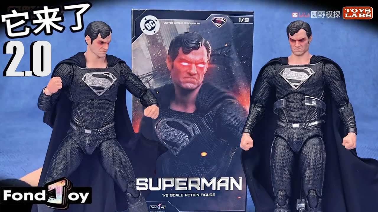 He's coming! 黑超人2.0正义联盟 FondJoy Zack Snyder Justice League Black Suit Superman 2.0
