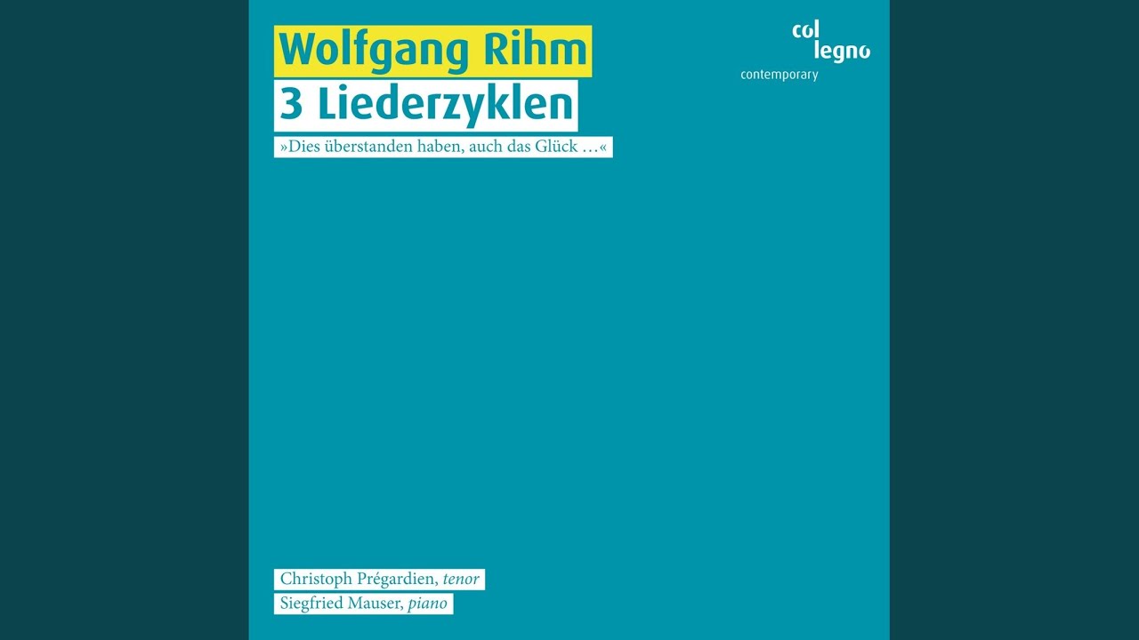 Ende der Handschrift. Elf späte Gedichte von Heiner Müller für Gesang und Klavier (1999) :...