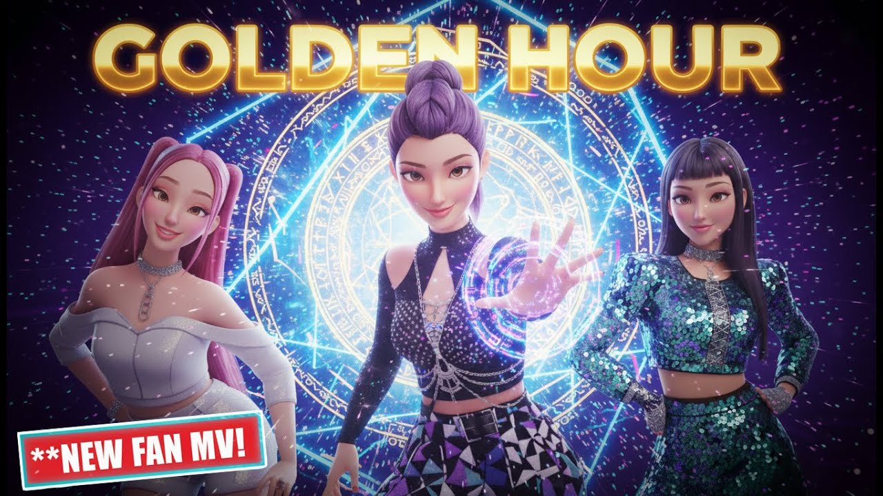 🔥 Fan-Made Huntrix | Golden Hour | Epic Music Video 2025 🔥