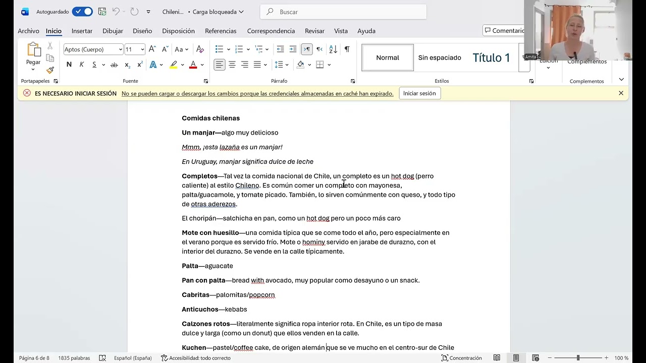 Intro Class Chilenismos