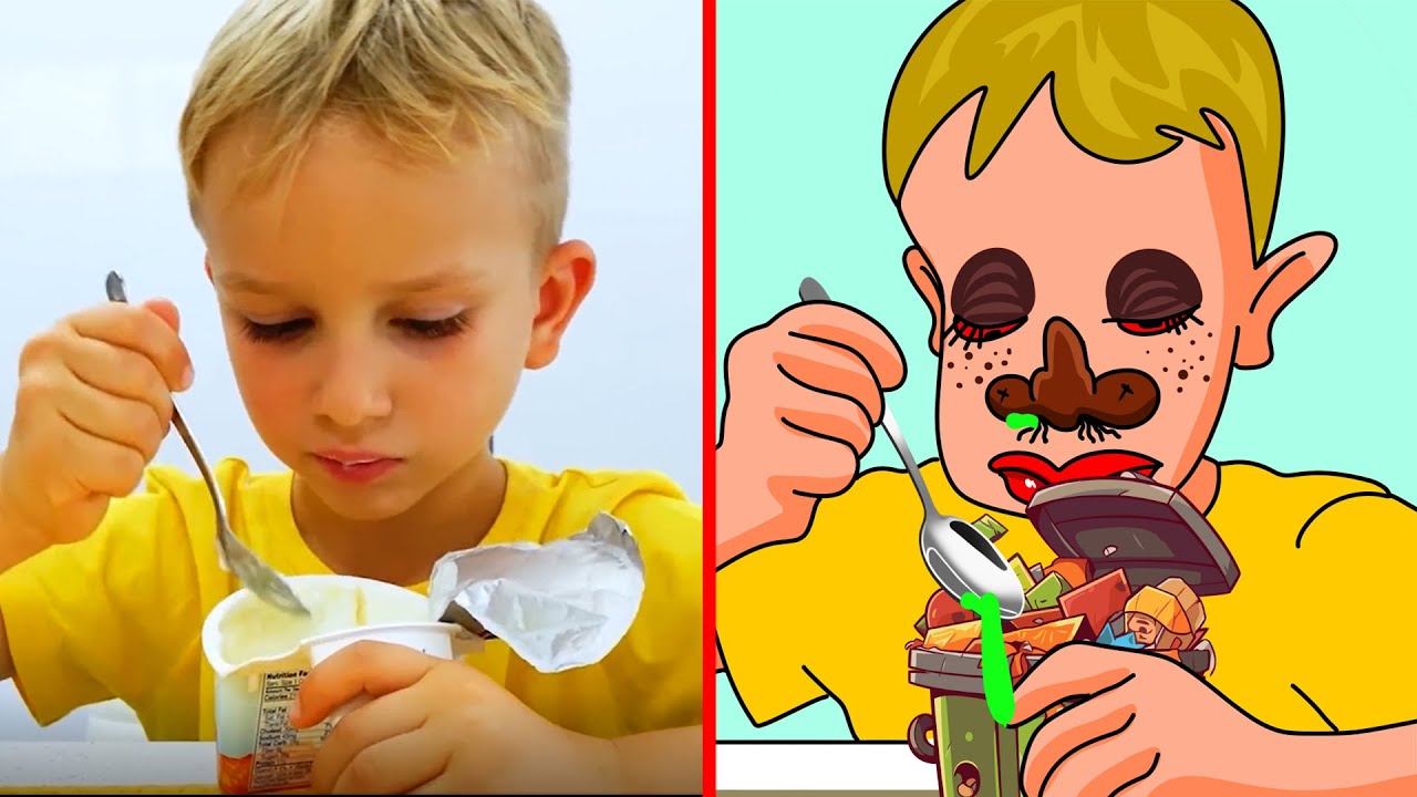 Vlad and story about Worms from the game | Drawing Funny Meme