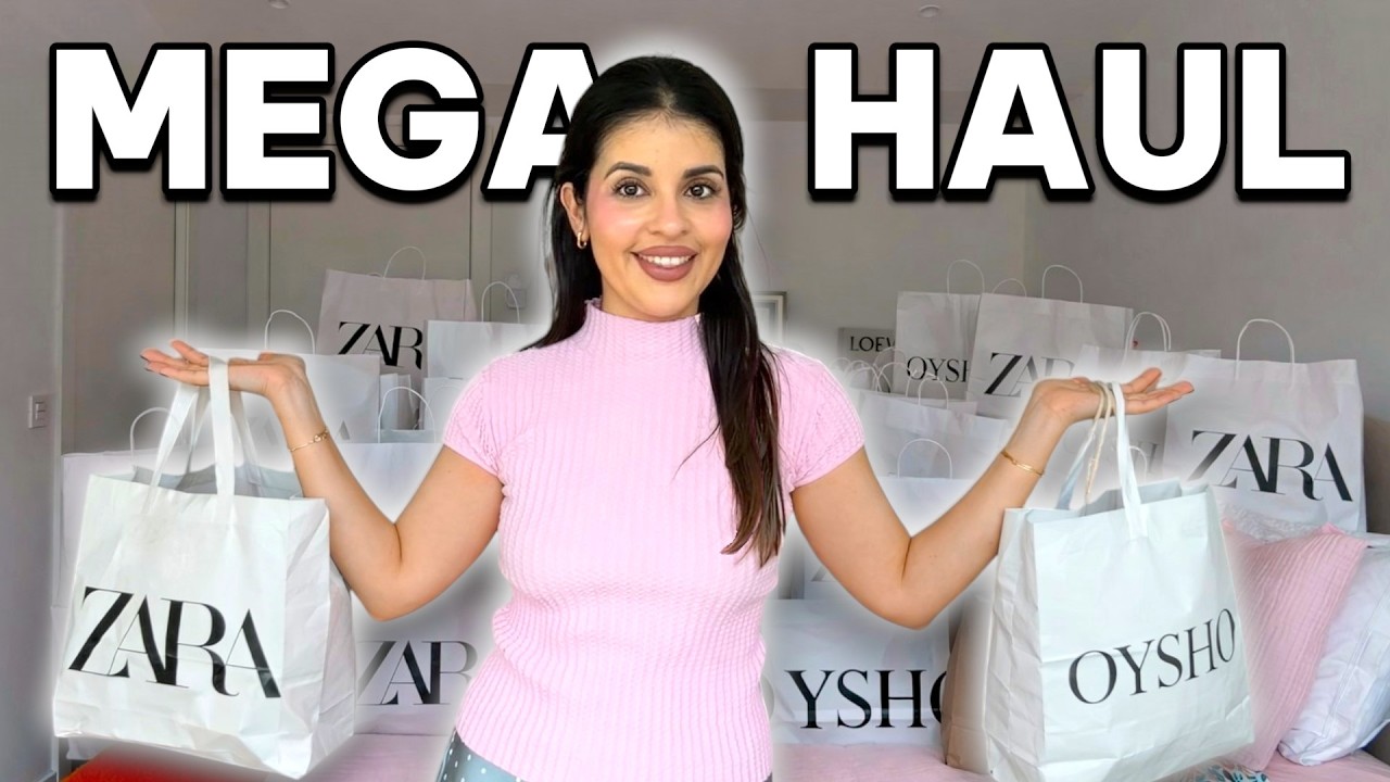 SUPER TRY ON HAUL 🛍️ *Zara, Oysho, Stradivarious* | Natalia Osona