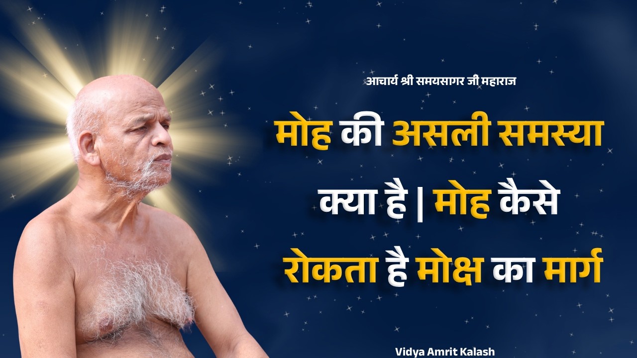 मोह की असली समस्या क्या है | मोह कैसे रोकता है मोक्ष का मार्ग | समयसागर जी | Samaysagar ji Maharaj