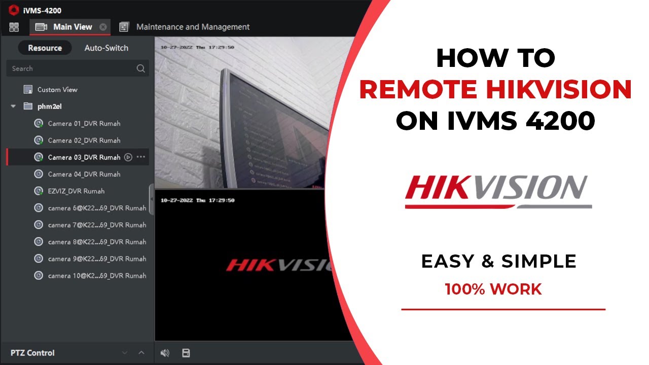Hik-Connect For PC | Remote Hikvision DVR on IVMS 4200