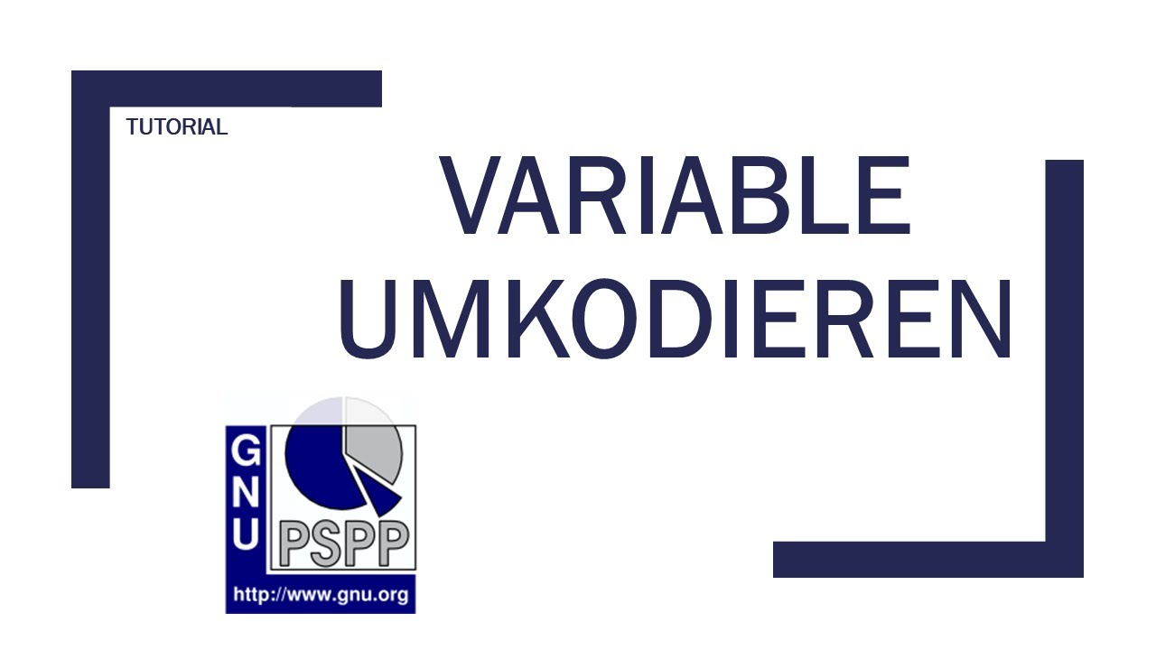PSPP: Variablen umkodieren