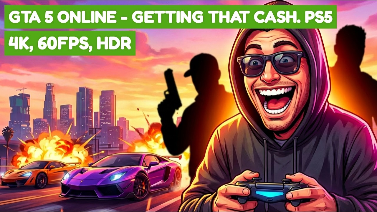 GTA 5 Online - Becoming A Rich Man. PS5