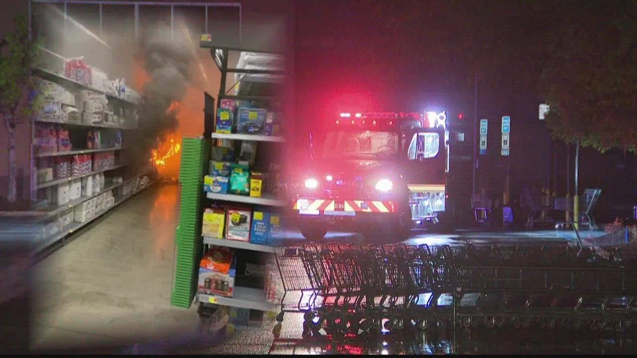 Walmart fire in Peachtree City: Arson suspected