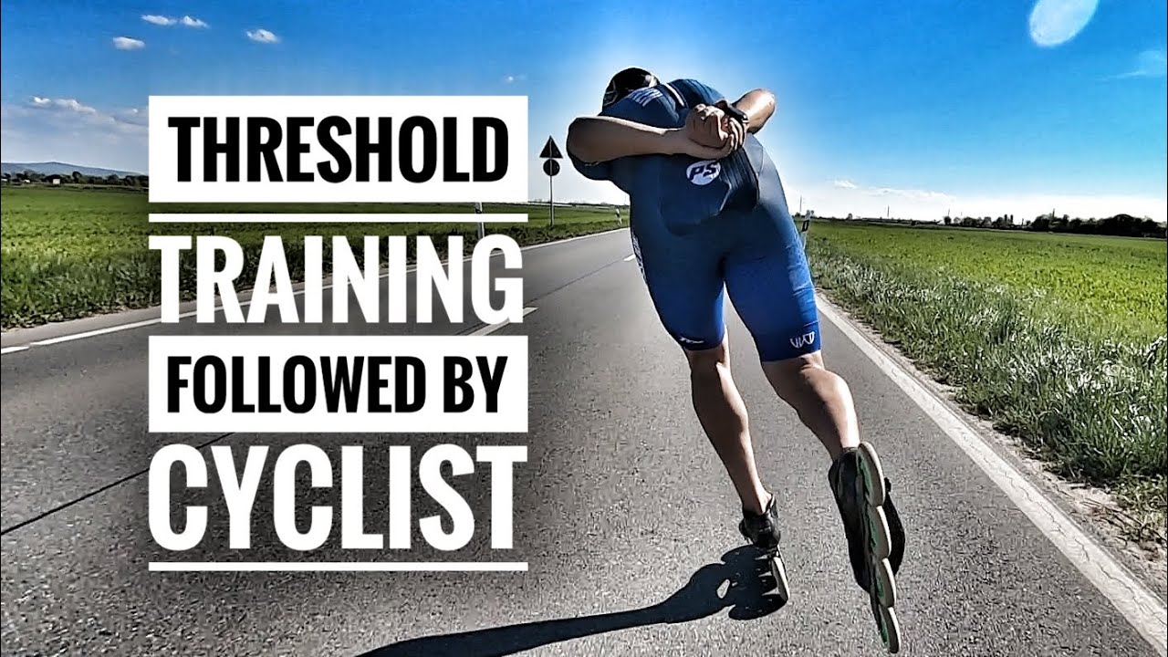 Threshold Training on Speedskates followed by Cyclist