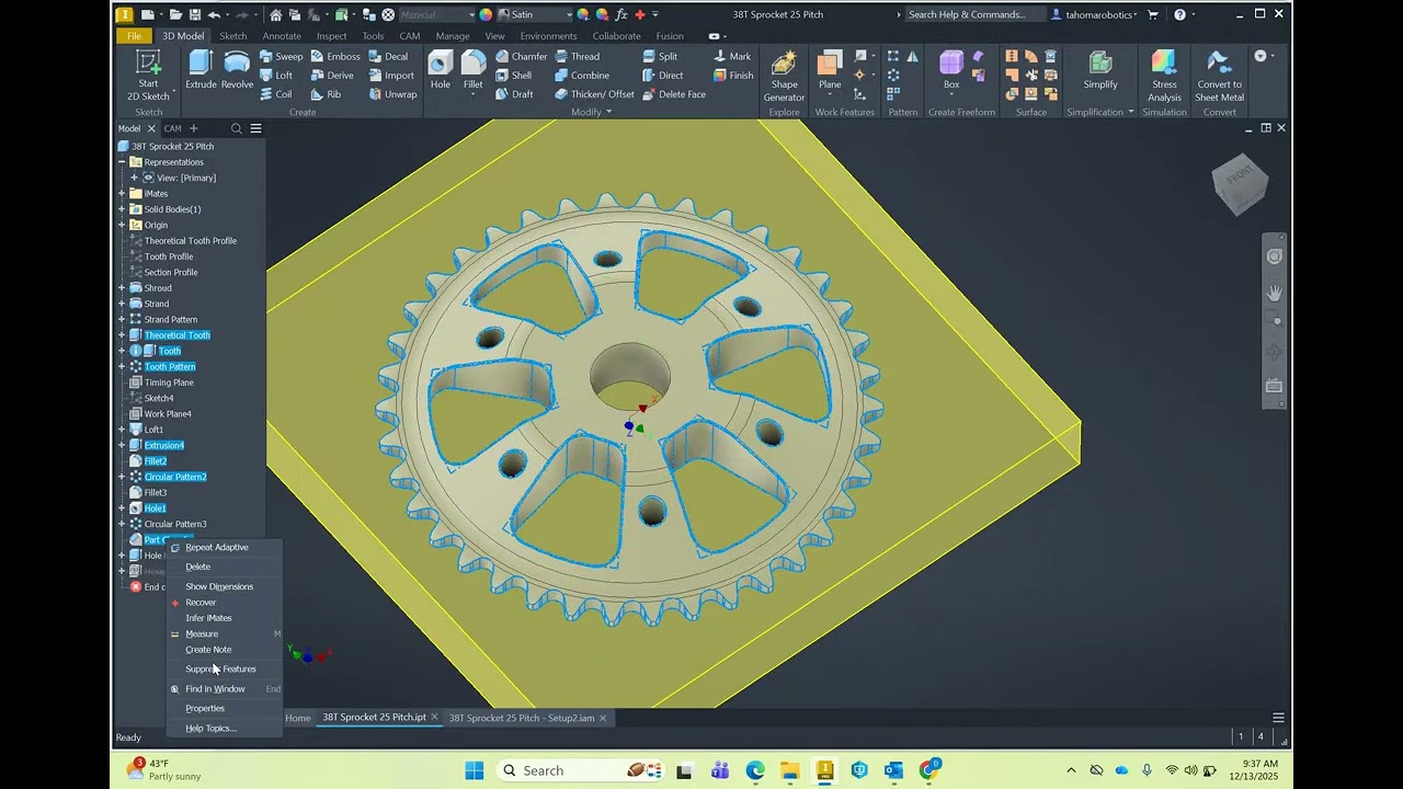 38T Sprocket - Setup 02 - Video 02