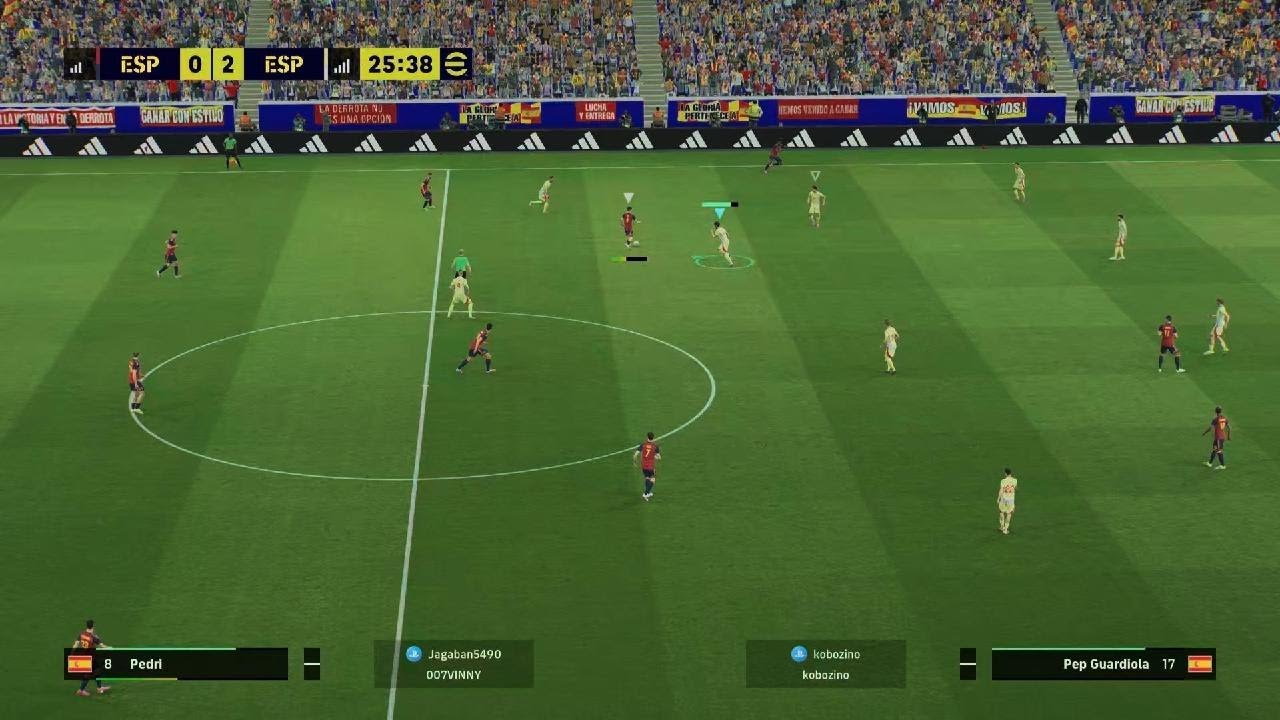 Spain completely destroy Espana 5-0 PES 26 online challenge