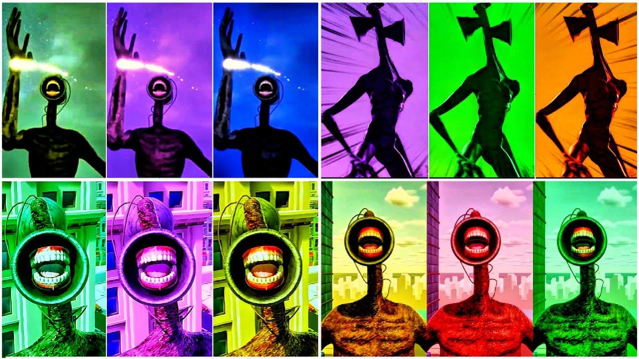 Siren head megamix coffin dance meme song cover siren head mega colour battle coffin dance