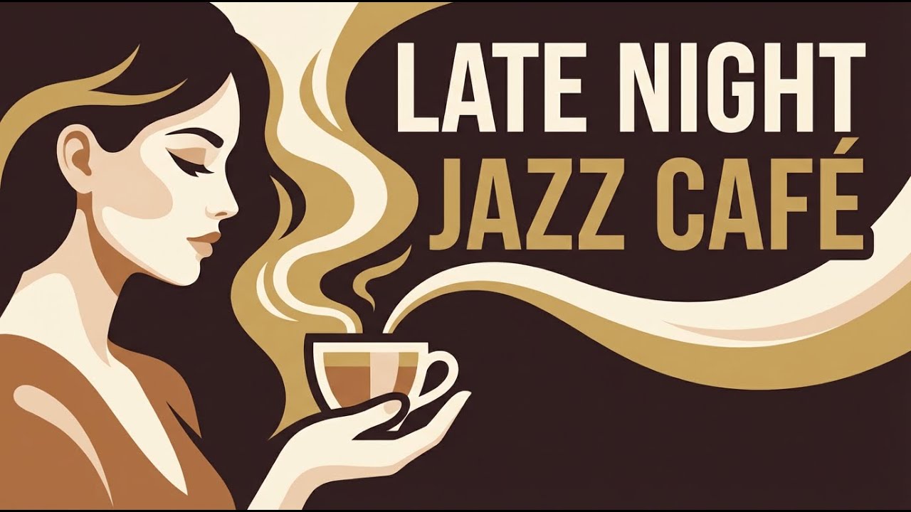 Late Night Jazz Café  - Smooth Background Music for Study, Reading and Focus