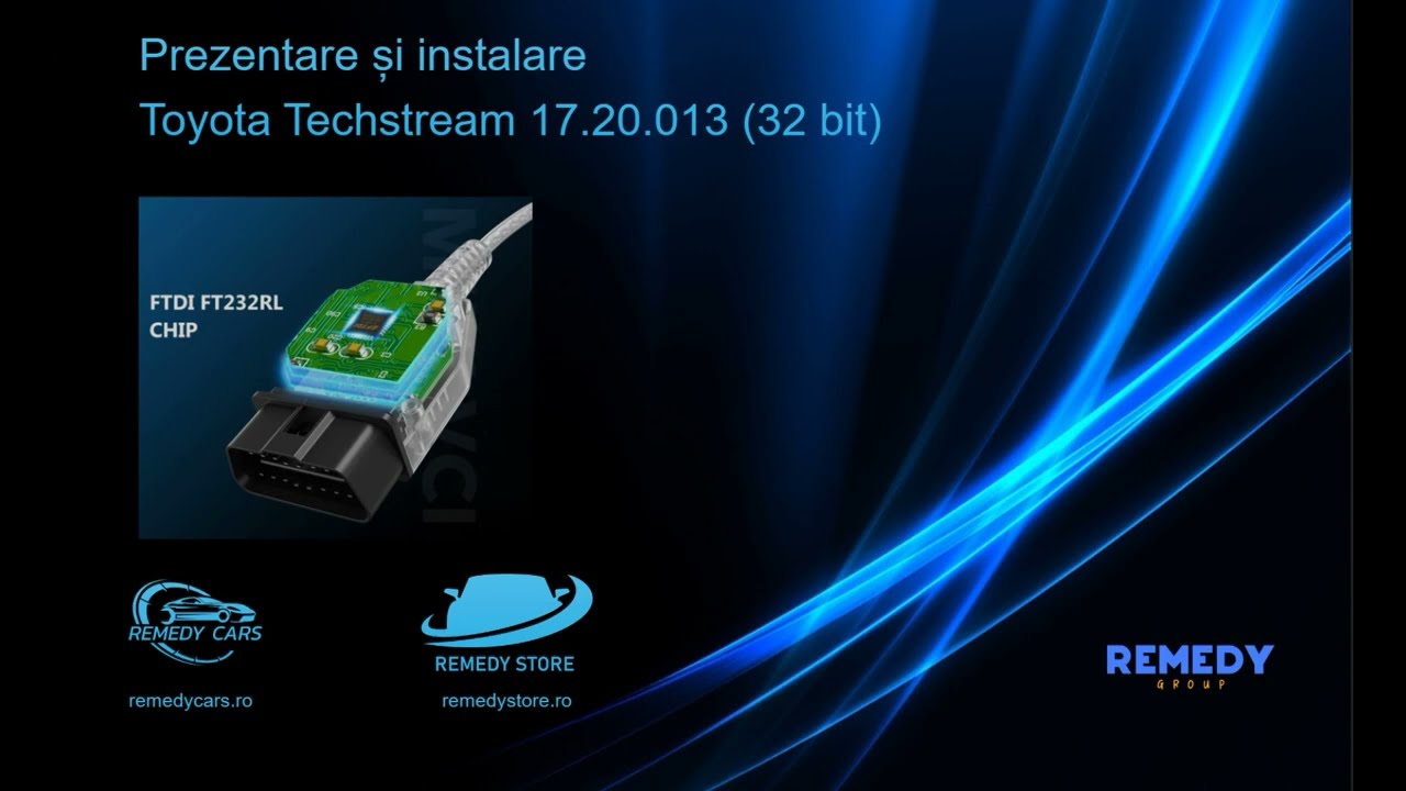 Prezentare si instalare Toyota Mini VCI   Techstream 17 20 013 32 bit