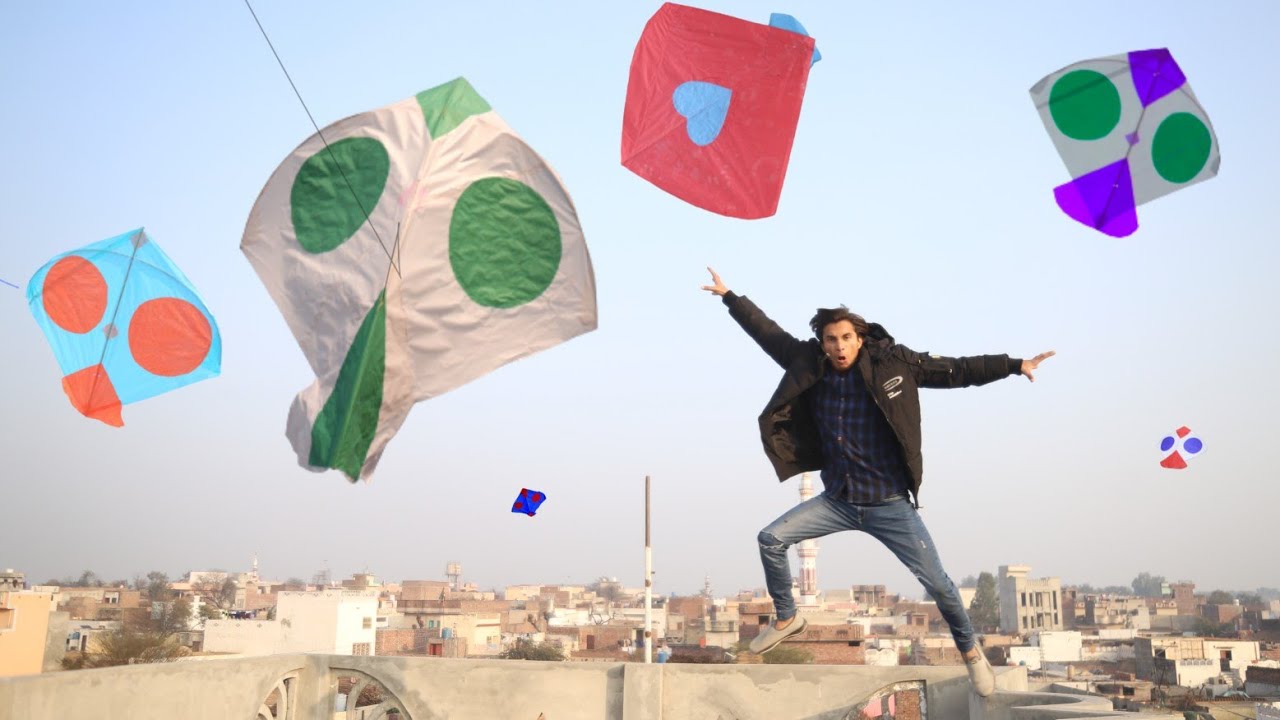 New Trick to Catch Blue Eyes Kite Vs Kite Challenge Usman