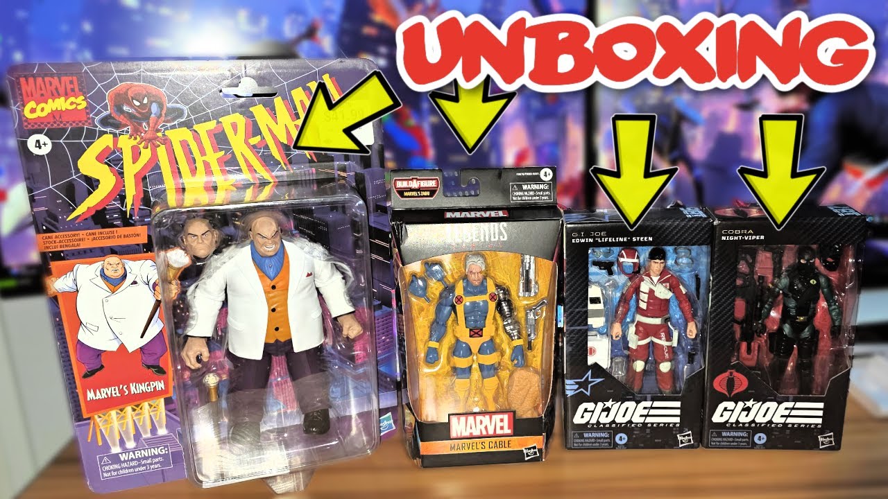 Marvel Legends and GIJoe Classifieds UNBOXING