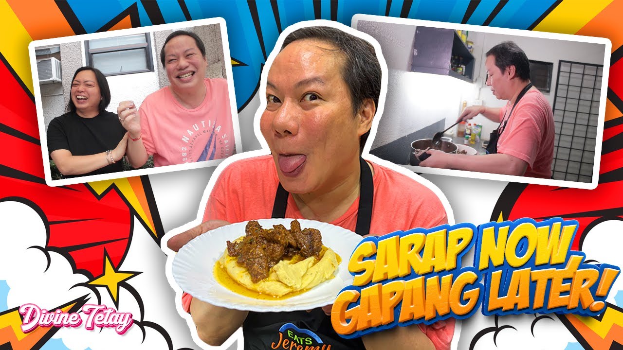 ANG AKING NAKAKA MASTER CHEF NA BEEF SIRLOIN AND MASHED POTATO DISH! | DIVINE TETAY