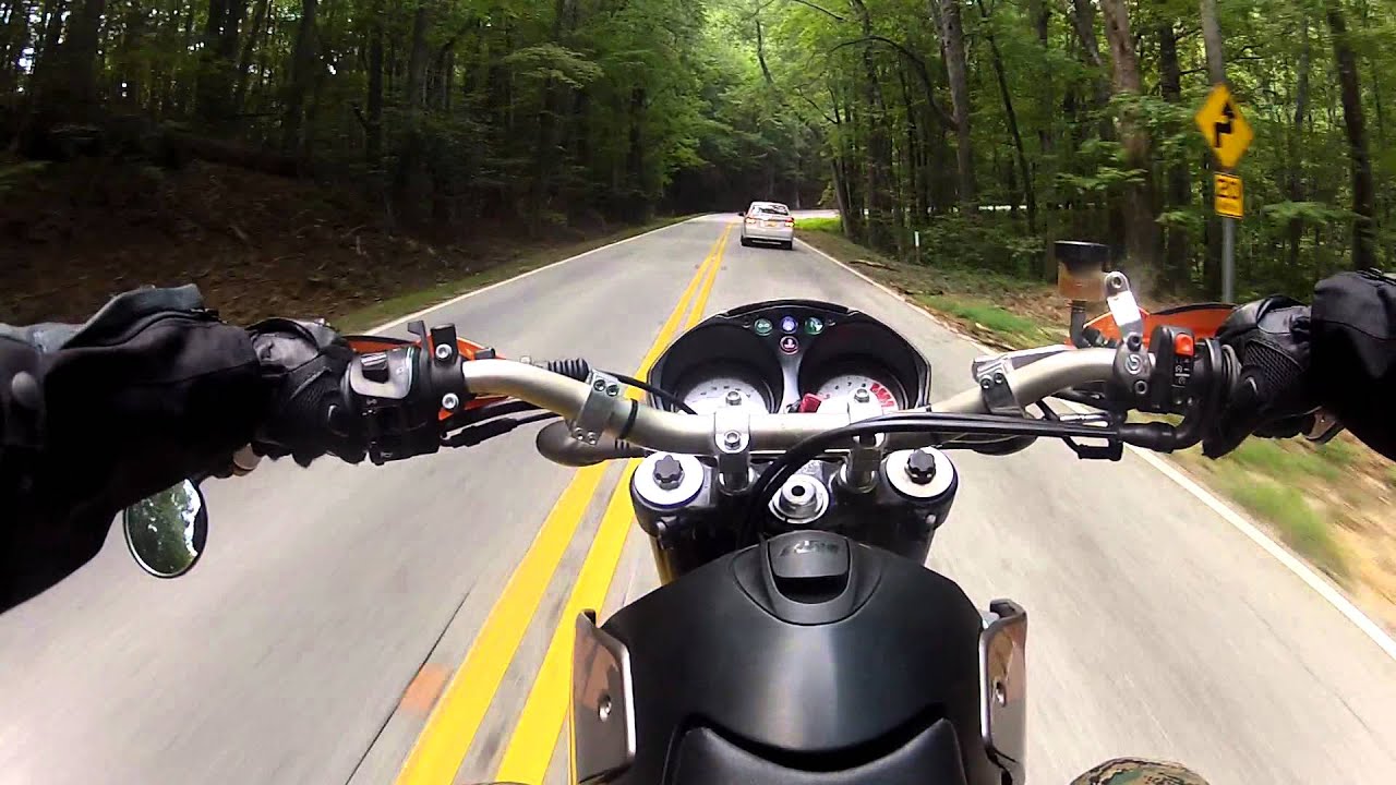 GoPro HD Hero 2 - KTM Duke II 640 - Caesars head crash