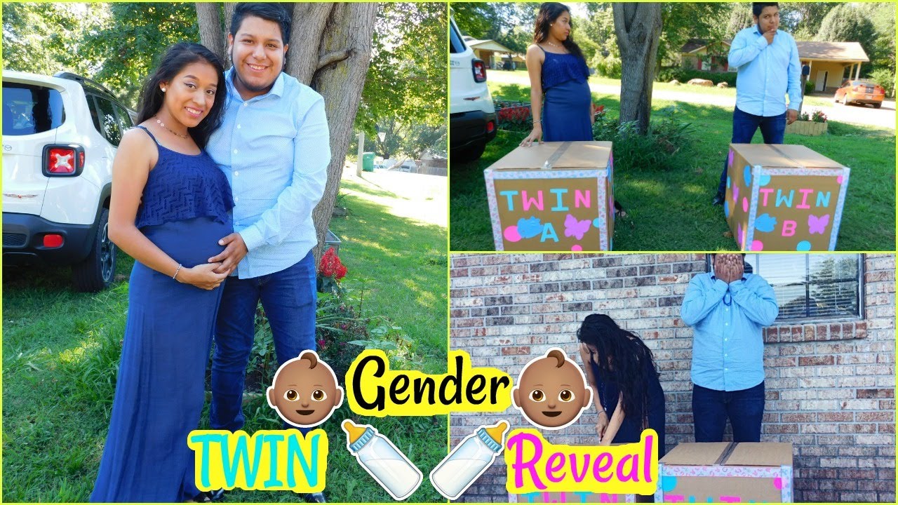 Twin Gender Reveal | Maria and Jess