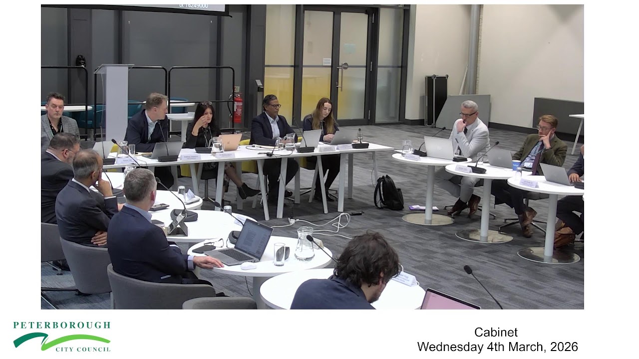 Cabinet - Wednesday 4th March, 2026 3.00 pm