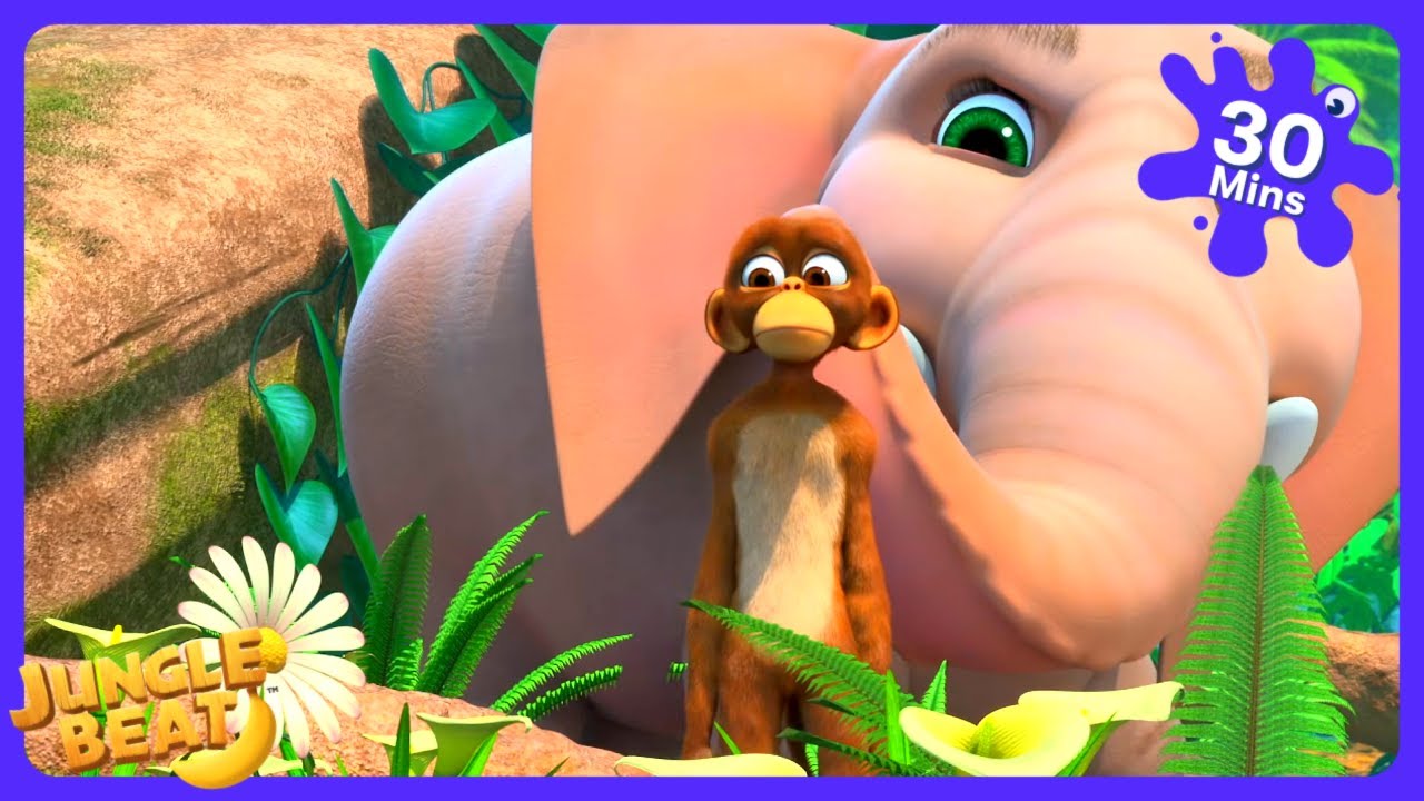 Jungle Beat - De rots die loopt! | Nederlandse tekenfilms | WIldBrain Kinderen