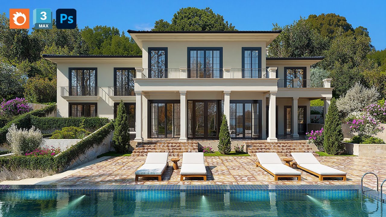 Corona Render Profesyonel Mimari Görselleştirme Eğitimi (03) #coronarender