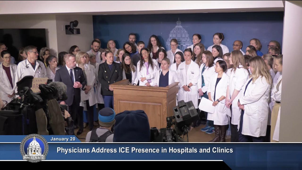 Press Conference: Physicians Address ICE Presence in Hospitals and Clinics - 01/20/26