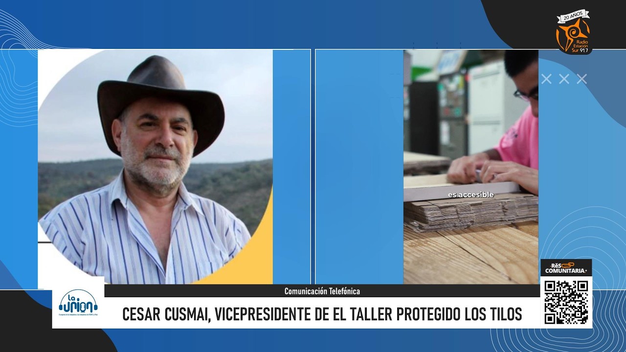 César Cusmai, vicepresidente del Taller Protegido Los Tilos | LA UNIÓN