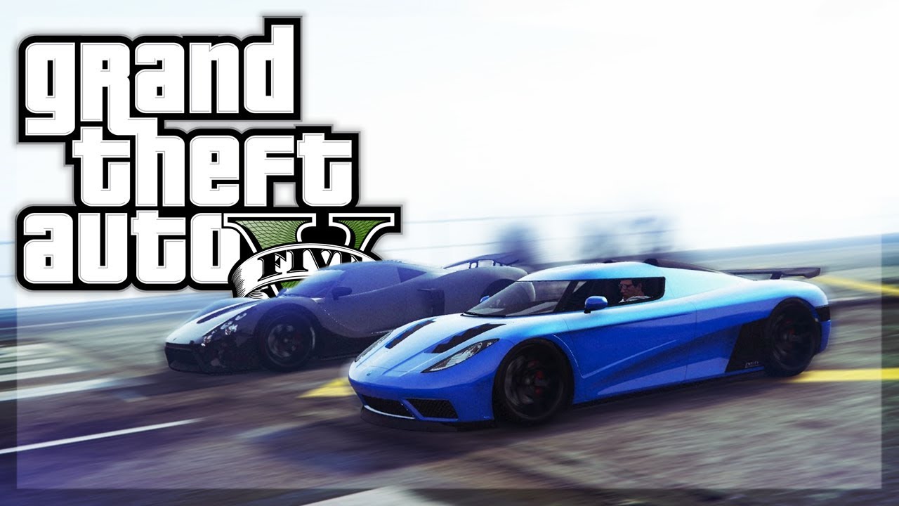 GTA 5 Online - FASTEST CARS IN THE WORLD RACE! (Koenigsegg vs Hennessey)